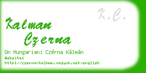 kalman czerna business card