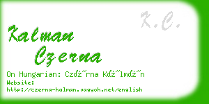 kalman czerna business card